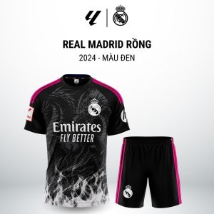 Bộ Quần Áo Real Madrid Rồng 2024 / 2025 – Màu Đen